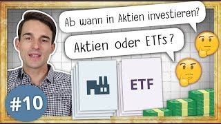 Aktien oder ETF Ab wann in Aktien Investieren  FragFinanzfluss [upl. by Justicz]