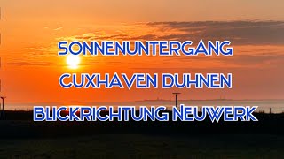 Sonnenuntergang Cuxhaven Duhnen live Webcam [upl. by Sharity578]