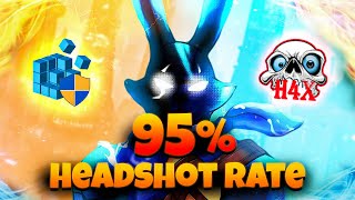 How to get 95 headshot rate in free fire Secret Revealed😱 [upl. by Nelra837]