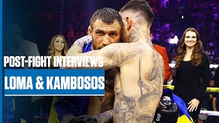 Vasiliy Lomachenko And George Kambosos Share Their Thoughts PostFight [upl. by Elliven1]