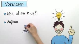 VIREN  LYTISCHER UND LYSOGENER ZYKLUS  Biologie  Immunbiologie [upl. by Ahsyen]