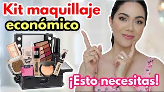 KIT DE MAQUILLAJE ECONÓMICO PARA PRINCIPIANTES  ESTO ES LO QUE NECESITAS  MARIEBELLE COSMETICS [upl. by Zoller791]