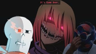 Game OverPart 2  Glitchtale S2 EP6 ESTE EPISODIO ME HIZO LLORAR VIDEO REACTIONREACCION [upl. by Aisatal]