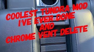 TUFSKINZ Coolest Tundra Mod I’ve Ever Done and Chrome Vent Delete [upl. by Montgomery418]