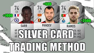 FIFA 22 SILVER CARD TRADING METHOD  HOW TO MAKE 100K COINS [upl. by Kimber467]