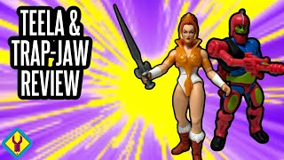 Animated TEELA and TRAP JAW REVIEW [upl. by Otilrac241]