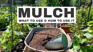 MULCHING YOUR GARDEN WHAT to use and HOW to use it [upl. by Dwinnell988]