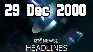 RTÉ One  News Weather and Continuity  29 December 2000 [upl. by Fletch]