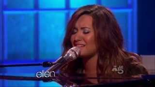 Demi Lovato  Skyscraper LIVE at Ellen 2011 [upl. by Raouf]