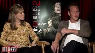 INSIDIOUS CHAPTER 2 interview Rose Byrne amp Patrick Wilson [upl. by Lochner693]