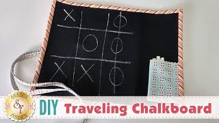 DIY Traveling Chalkboard  a Shabby Fabrics Craft Sewing Tutorial [upl. by Baecher263]