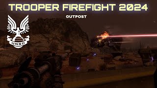 Halo Reach  Trooper Firefight 2024  Outpost [upl. by Kcired]