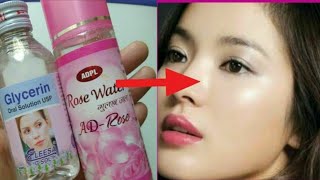 Glycerin and Rosewater for Face Skin Lightening and Acne [upl. by Oivat209]