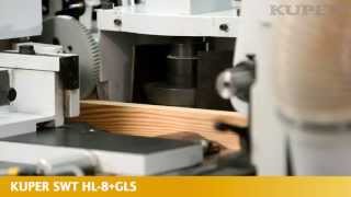 KUPER SWT HL 8 GLS  Planer Moulder  Window Production [upl. by Ecienahs]