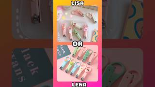 Choose Lisa Or Lena guys shorts [upl. by Parke]