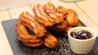 Recette des churros  Churros recipe  وصفة التشوروس [upl. by Enniroc]