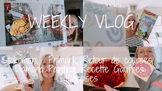 Weekly Vlog N°11  Stokomani Primark Retour de courses Recette Gaufres Liégeoises Diamond P [upl. by Fantasia]