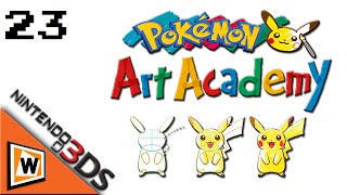 Lets Play Pokemon Art Academy  3DS HD 23 Wir malen Pichu [upl. by Noizneb]