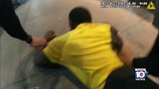 Body camera video shows police takedown after Spring Break shooting on Miami Beach [upl. by Raphael671]