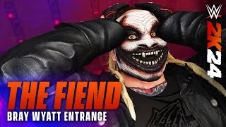 WWE 2K24 The Fiend Bray Wyatt Entrance Official [upl. by Piero]