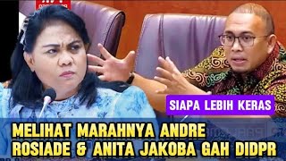 PALING SERU MELIHAT GAYA MARAH ANGGOTA DPR ANDRE ROSIADE amp ANITA JAKOBA GAH DI DPR SAAT RAPAT [upl. by Staley]