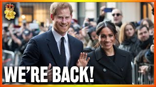 WTF Prince Harry amp Meghan Markle TO RETURN to Royal Duties While King Charles is Sick [upl. by Brader]