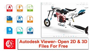 View CAD Files On MAC amp Windows For Free Autodesk Viewer [upl. by Etteuqaj]