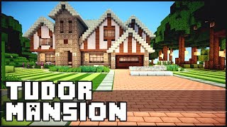 Minecraft  Tudor Mansion w Yacht amp Airfield [upl. by Analihp]