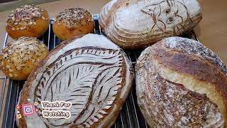 Sourdough simple scoringscoring breadsourdough breadpain au levain dessinHYGGE [upl. by Reneta]