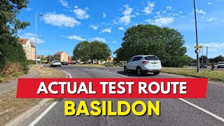 Actual Basildon Driving Test Route With Commentary Speed Limits Street Names 9 [upl. by Noiek]