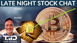 AMC GME Update BTC amp GOLD Push UP Evergrande Update Late Night Stock Chat 🔴LIVE 120323 [upl. by Eniarral]