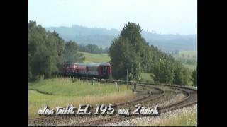 4August 2004 ECUmleiter auf der Allgäubahn und quotalterquot ALEX [upl. by Eselehs917]