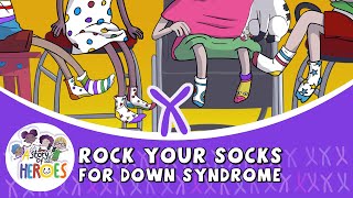 Rock Your Socks for Down Syndrome Day A STORY OF HEROES shorts [upl. by Giesecke]