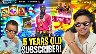 Giving 1M Diamonds 🤯 To My 5 Years Old Cute Subscriber To Make Noob Id Pro😘 Garena Free Fire [upl. by Newsom]