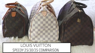 LOUIS VUITTON SPEEDY COMPARISON 253035 [upl. by Woermer]