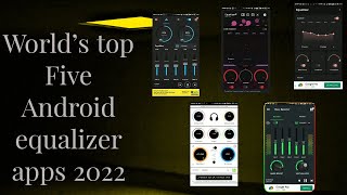 Worlds top five equalizer android apps free ad free download 2022 equalizer trending Musiclover [upl. by Kapor]