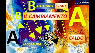 METEO  COMPARE DI NUOVO LA SVOLTA BRUTALE DOPO IL CALDO NUBIFRAGI E IMPULSI ARTICI PER SETTEMBRE [upl. by Esahc]