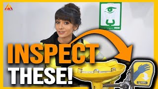 How to Inspect Plumbed Eyewash Stations  By Ally Safety [upl. by Ahtebat]