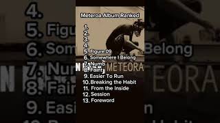 Meteora Album Ranked  Linkin Park shorts [upl. by Maggy]