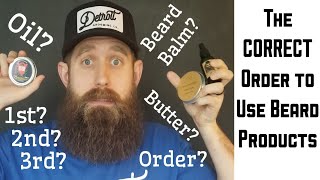 Which Order Beard oil balm butter Right answer with SCIENCE [upl. by Annahgiel]