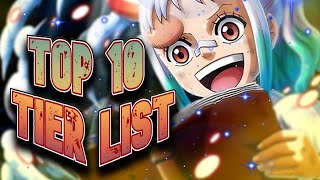 My Top 10 Tier List Units OPTC One Piece Treasure Cruise [upl. by Okimuy]