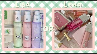 Lisa or Lena skincare amp makeup edition [upl. by Olraced344]