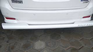 Ertiga Rear Bumper Guard  Ertiga Accessories [upl. by Onin]