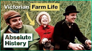 The Hard Working Day Of A Victorian Farmer  Victorian Farm  Absolute History [upl. by Lindo]