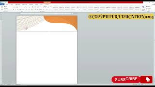 How to Make Letterhead Design in Ms Word how to make letterhead design letterpad design in msword [upl. by Ilyk]