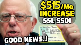 Social Security News 515 Increase for SSI SSDI VA Payment Social Security Update [upl. by Anyaled]