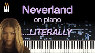 Zendaya  Neverland Audio Illusion Can a piano trick your mind [upl. by Olonam]