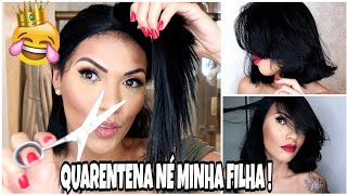 COMO CORTAR O CABELO EM CAMADAS SOZINHA  CABELO CURTO♡ [upl. by Esinal]