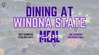 Chartwells Dining at Winona State Meal Plans 2425 school year [upl. by Yelyac]