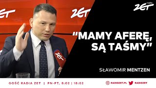 Sławomir Mentzen quotPolski rząd ZLOBBOWANYquot Mówi o nowej aferze taśmowej  Gość Radia ZET [upl. by Newmark98]